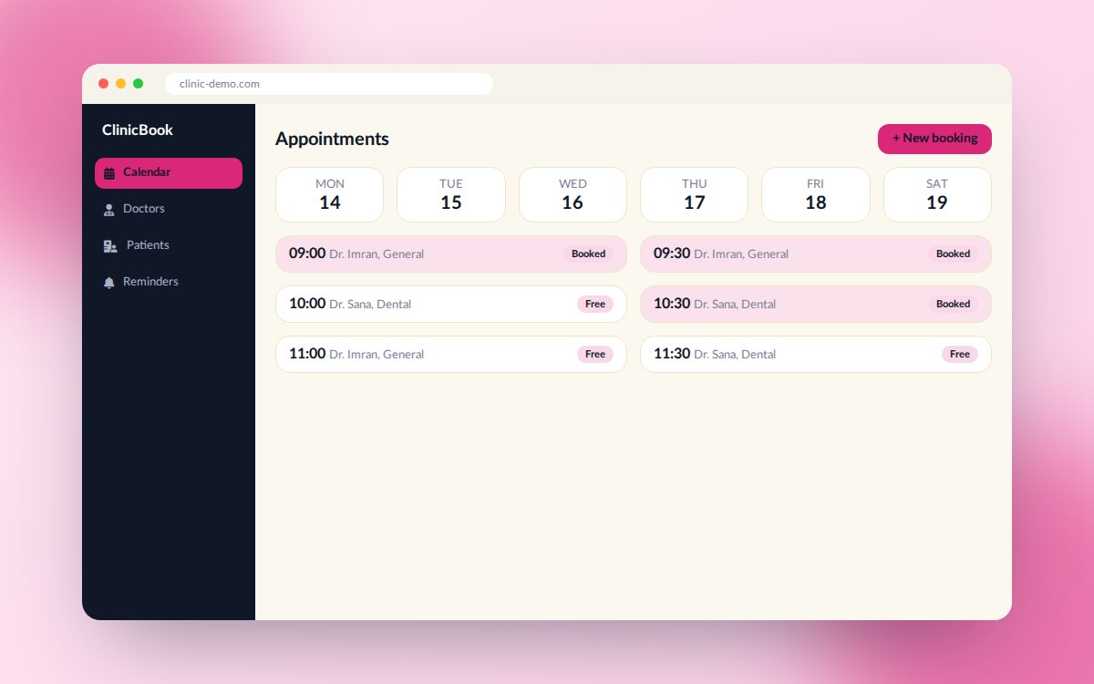 Clinic Booking System